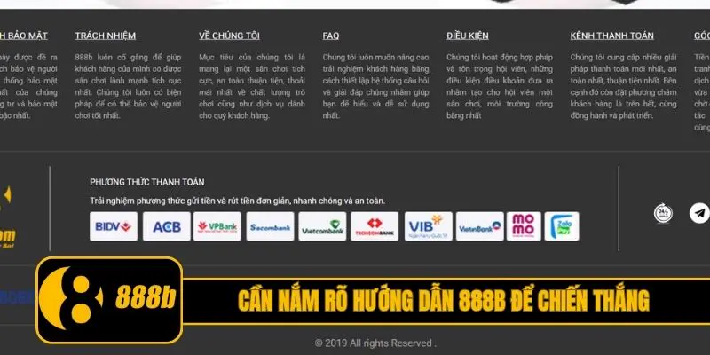 Cần nắm rõ hướng dẫn 888B để chiến thắng